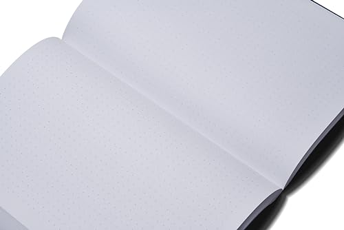 Zequenz A6- Dotted Notebook – Blue| 256 Pages, 70 GSM | Soft Cover, 360° Flexible Binding |Handmade| Ideal for Bullet Journaling| Air Series