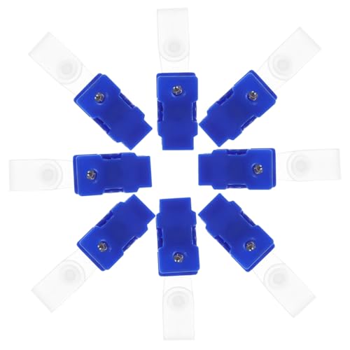 Clips plastique pour badges DOITOOL, finition soignée pour l'identification