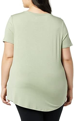 Amazon Essentials Women's Short-Sleeve Scoopneck Tunic, Pack of 2