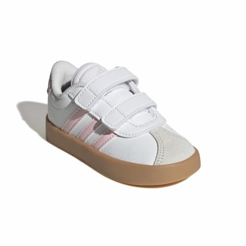 Image of adidas Boys Vl Court 3.0 Sneakers Shoes Casual - Pink, White