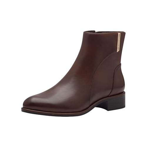 MARCO TOZZI by Guido Maria Kretschmer Damen Stiefeletten ohne Absatz aus Kunstleder Spitz