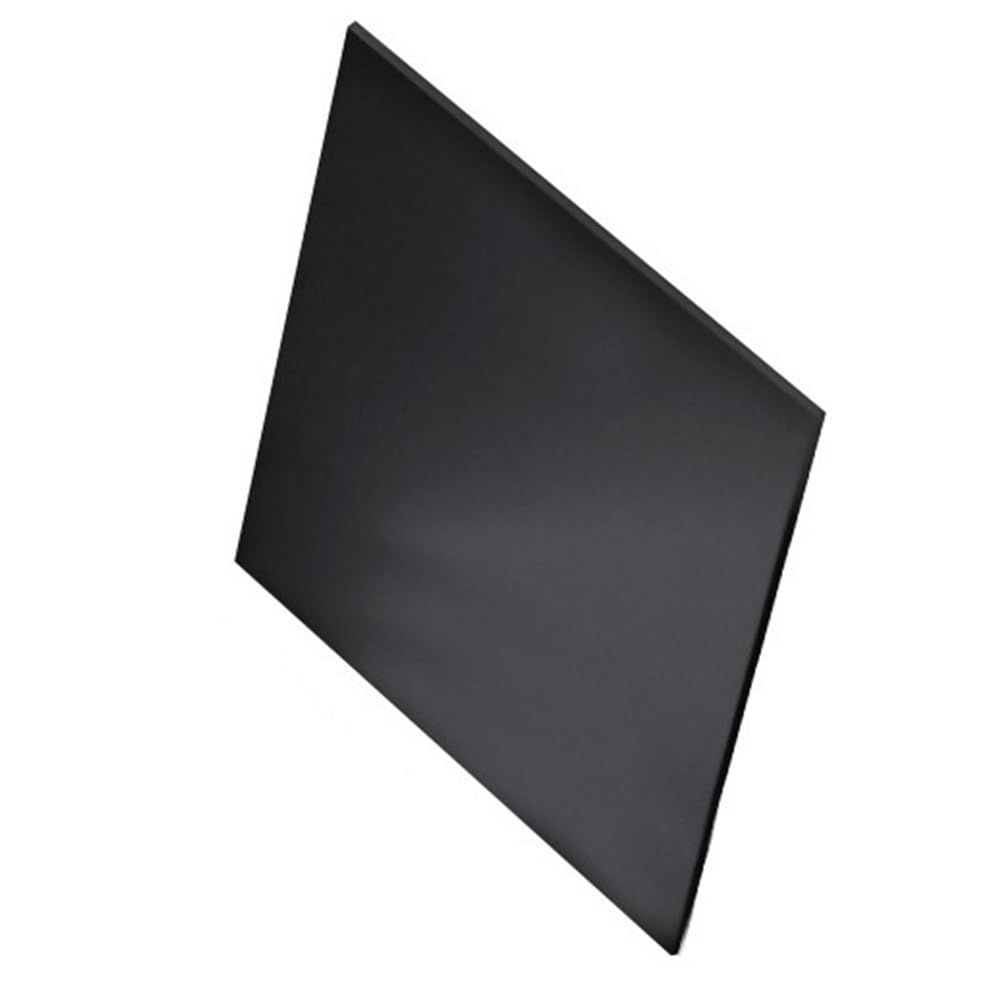 Feuilles de céramique de zircone, feuille de plaque de céramique de zircone noire anti-haute température, feuille de plaque de céramique fine isolée 1 pièce(50X50X0.2mm)