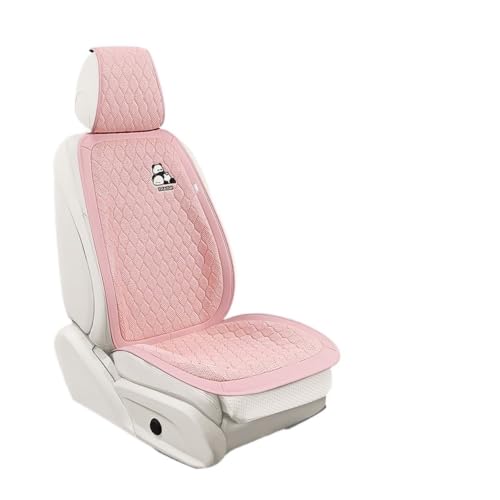 Housse de siège de voiture universelle rose pour trajets quotidiens confortables