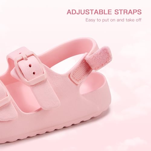 Image of Stelle Toddler Girls Sandals Adjustable Buckle Open Toe Sandal