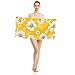 oFloral White Daisy Chamomile Flower Hand Towels Cotton Washcloths,Watercolor Yellow Floral Garden Botanical Plant Soft Towels for Bath/Yoga/Golf/Hair/Face Towel for Men/Women 15X30 Inch