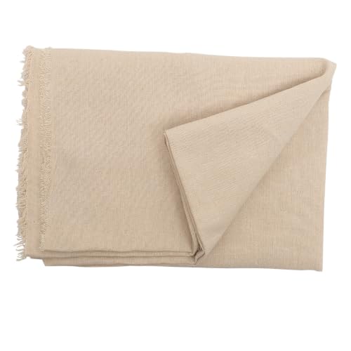 Beige Lampshade DIY Material for Table Lamp, 2pcs Rustic Fabric Xmas