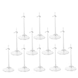 Toddmomy 12 Stück Puppenständer Transparent Puppenhalter Modell Display Basis Für Puppenpräsentation Und Spielzeugausstellung