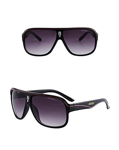 Lunettes de soleil sports rétro pour hommes au design surdimensionné
