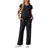 GRECERELLE Chándal para mujer, conjunto de verano con ropa de