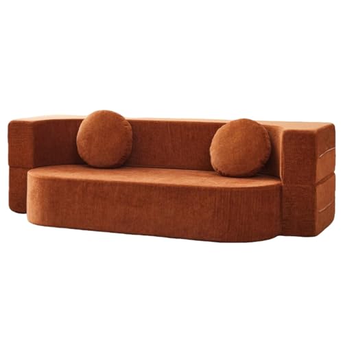 Eyawe �\�t�@�[�x�b�h �J�E�`�\�t�@ �܂肽���ݎ� 2�l�|�� 3�l�|�� �t���A�\�t�@ ���[�\�t�@ �������E���^�� �Q�� ���� ������� �Z�~�_�u�� �V���O�� ���q�p �����i ���k���� (�I�����W�i�D���j,��150cm)