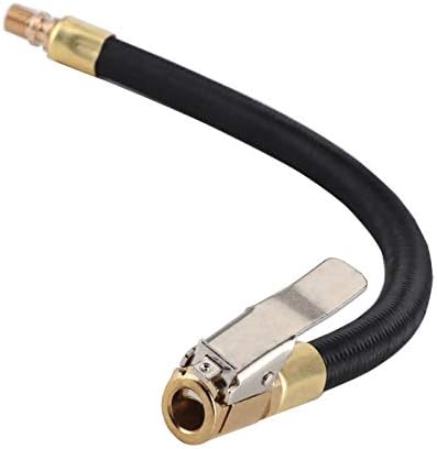 Tire Inflator Extension Tube Tyre Pump Quick Inflation Chuck Adapter Hose Quick-Inflation Clip Connector High-Pressure Tube Car Motorcycle Maintenance Accessories