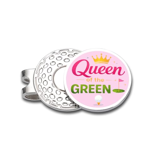 Funny Golf Ball Marker for Women Girls, Pink Golf Ball Marker Accessories for Womens, Golfs Stuff for Women, Birthday Chritsmas Ladies Golfs Essentials for Wife Girlfriend, Stocking Stuffers