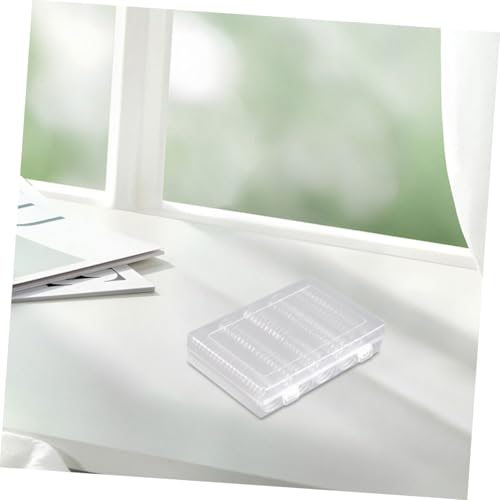 DOITOOL 2 sets cajas organizadoras transparentes para monedas miniatura 6