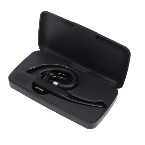 Zunate Auriculares Bluetooth de un Oído, Manos Libres, Auriculares de Traducción a Prueba de Agua para Profesionales Ocupados, Plástico