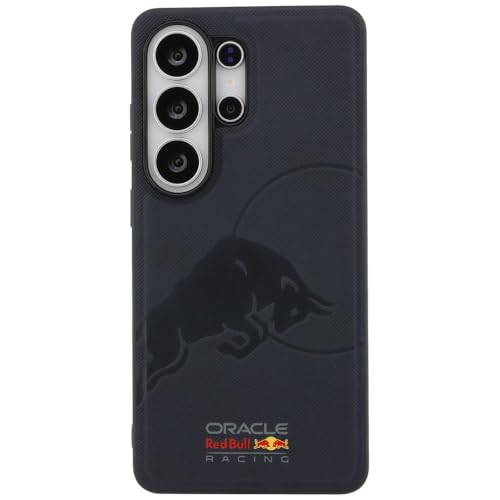 Image of CG MOBILE REDBULL Racing [Official Licensed], Protective Case Designed for Galaxy S26 Ultra (2026) | Magnetic Charging Compatible| Meshed PU Leather Case with Debossed Bull - Navy