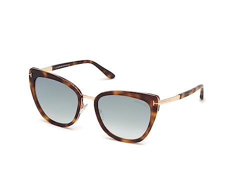 Tom Ford Butterfly Sunglasses TF717 Simona 53Q Blonde Havana/Gold 57mm FT0717