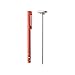 Taylor Instant Read Analog Meat Food Grill BBQ Cooking Kitchen Thermometer with Red Pocket Sleeve for Calibration, 1 inch dial, Stainless Steel