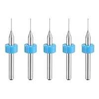 QUARKZMAN PCB Bohrer 0,5 mm Wolframkarbid Drehwerkzeug Schmuck CNC Gravur Print Leiterplatte Mikro Bohrer 1/8 Zoll Schaft 5 Stück