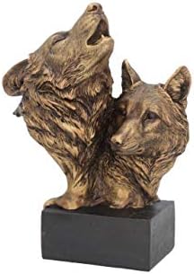 Nemesis Now Song of The Wild Wolf Bust 23cm Bronze, Resin