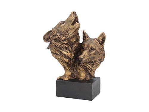 Nemesis Now Song of The Wild Wolf Büste 23 cm Bronze Harz