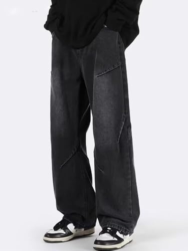 Men's Wide-Leg Jeans Loose Straight Cargo Pants2