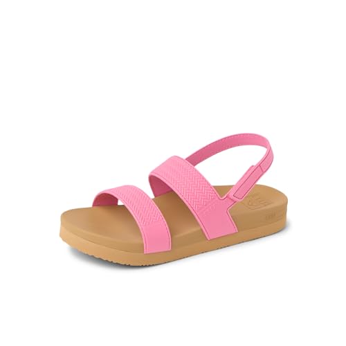 Image of REEF Girls Kids Water Vista Platform Sandal, Water Friendly, Adjustable Strap