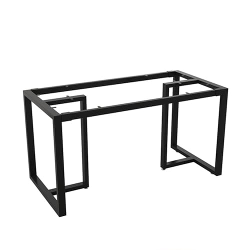 Pieds de table en métal robustes et design rectangulaire pour meubles du milieu du siècle