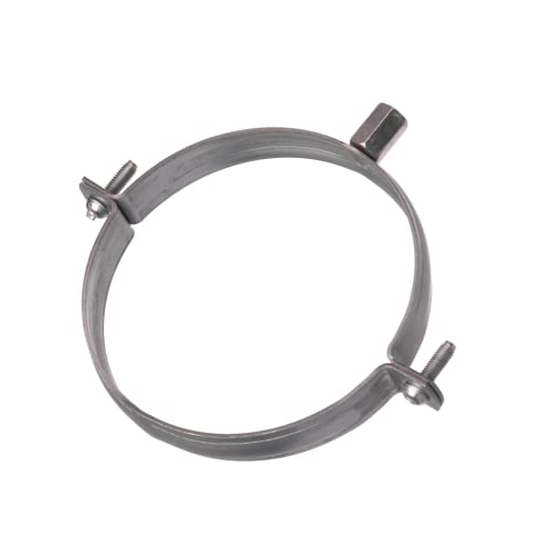 Ø 160mm Collier de Serrage Métallique - M8 / M10 Collier de Fixation pour Tube, Tuyau, Conduit
