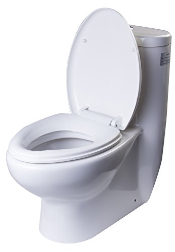 Eago Tb309 Tall Dual Flush Eco-Friendly Ceramic Toilet, 1-Piece #TOP3