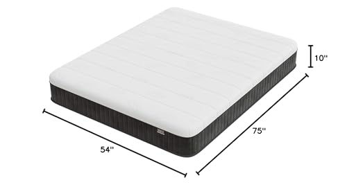 Double Mattress, 10 Inch Hybrid Memory Foam Full Size Mattress, Full Bed Mattres in a Box Pressure Relief & Firm Mattresses,Double Size Matress