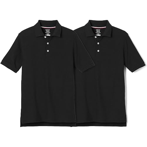 Image of French Toast Boys' 2-Pack Short Sleeve Pique Polo Shirt