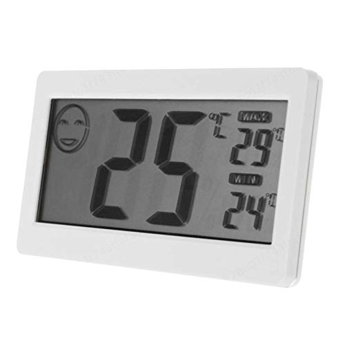 Wuyee 3.3-Inch LCD Durable Temperature Hygrometer Mini Digital Thermometer Hygrometer