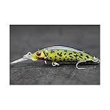 Leurres de Pêche Kit Lot de 4 Faux appâts durs en Forme de Poisson avec 8 hameçons, Faux appâts de pêche réalistes Minnow, Faux appâts artificiels for Eau Douce salée for Bar Kits leurres ( Color : L