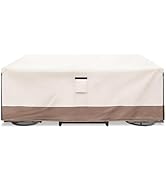 SoloToo Rectangle Outdoor Table Cover Waterproof Heavy Duty Patio Furniture Covers, Outdoor Dinin...