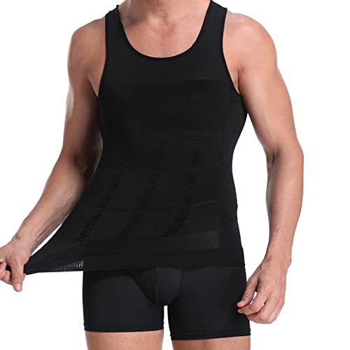 Fajas elásticas para hombres en ropa interior adelgazante YRYRYW chaleco reductor deportivo