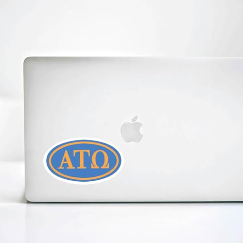 Hojas de calcomanías Alpha Tau Omega para decorar superficies sin dejar marcas 4