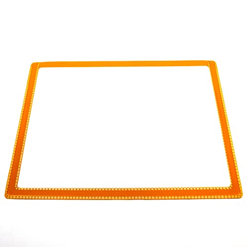 Lot de 2 pochettes aimantées avec bordure orange, pochette magnétique format A5 150x225mm Cover