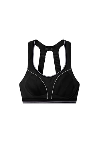 Shock Absorber Sports Bra Ultimate Run S5044 Non Wired Supportive Sportswear Black/Silver