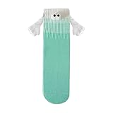 Generico Calze e calzini e collant per adulti, paia di calzini magnetici a forma di pipistrello di Halloween con coppia che si tiene per mano