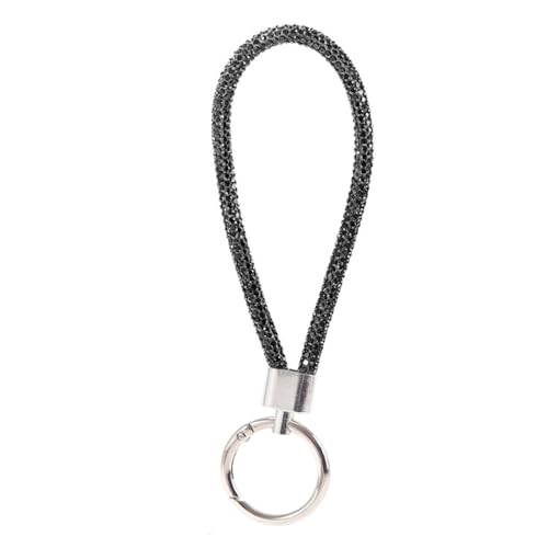 [AWJUWHBJ] Crystal Phone Lanyard Keychain Wrist Straps Cord Rope Car Keychain Accessory Attachments for Keys
