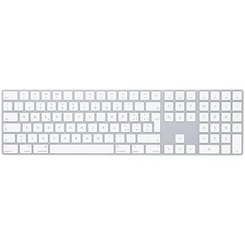 Apple Magic Keyboard with Numeric Keypad: Wireless, Bluetooth, Rechargeable. Works with Mac, iPad, or iPhone; Italian - White