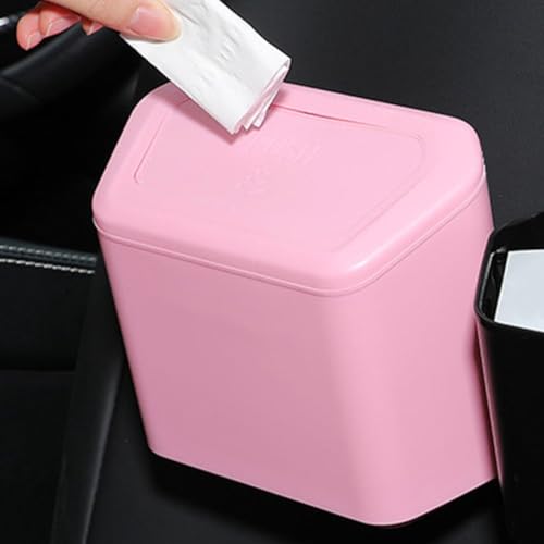 Cubos de basura para coche Toddmomy que eliminan el desorden colgados en la puerta 5