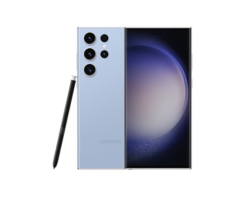 Image of Galaxy S23 Ultra 5G AI Smartphone (Special Edition) (Sky Blue, 12GB RAM, 256GB Storage)