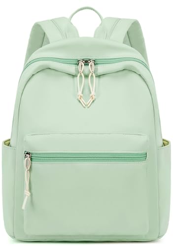 Bluboon Girls Mini Backpack Womens Small Backpack Purse Teens Cute Casual School Bookbag, Light Green