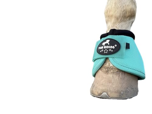 TGW RIDING 2520D Pferdeglocken ohne Umdrehen Pferde Glockenstiefel Ballistic Hufglocke Paar (Mint, S)