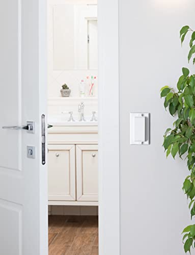 Magnetic Switch Covers, Ilivable Light Switch And Outlet Cover For Flat Modern Switches, Not Child Proof (White, 2 Pack) #TOP4