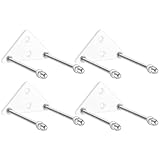Garage Skateboard Storage - Garage Skateboard-Ladung, 4 Packs Skateboardhaken, Acryl Wandhalter | Wandregal für Konkurrenzbretter, Sammlerregal, Longboa Rack