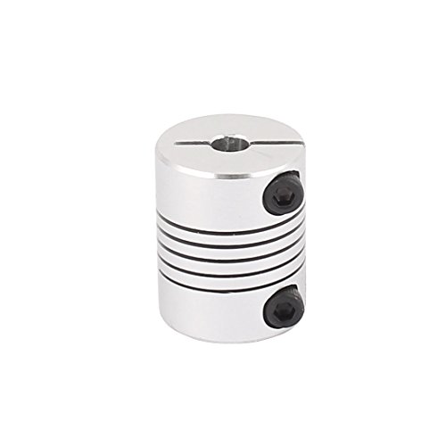 Aexit Motor Shaft Electrical equipment Dia 5mm to 8mm Joint Helical Beam Coupler Coupling Ballscrew D20L25