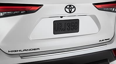 Image of Genuine Toyota 2020 & Newer Highlander XSE Black Emblem Overlay Set /Kit