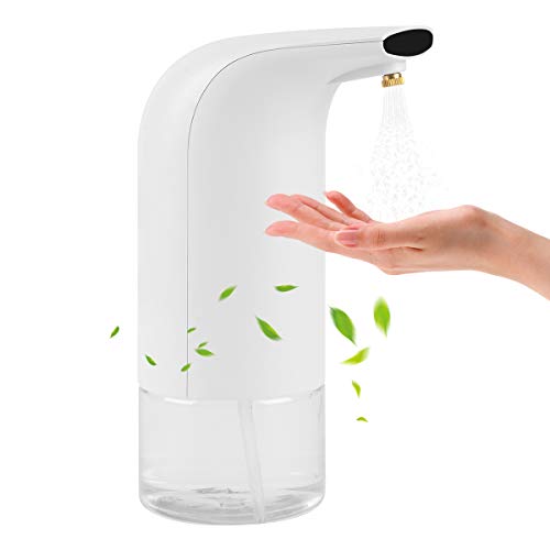Preisvergleich Produktbild Aobp Automatisch Desinfektionsspender Sprühspender Seifenspender 300ml mit Berührungsloser Elektronischer Infrarotsensor für Küche und Badezimmer und Büro und RestaurantWeiß